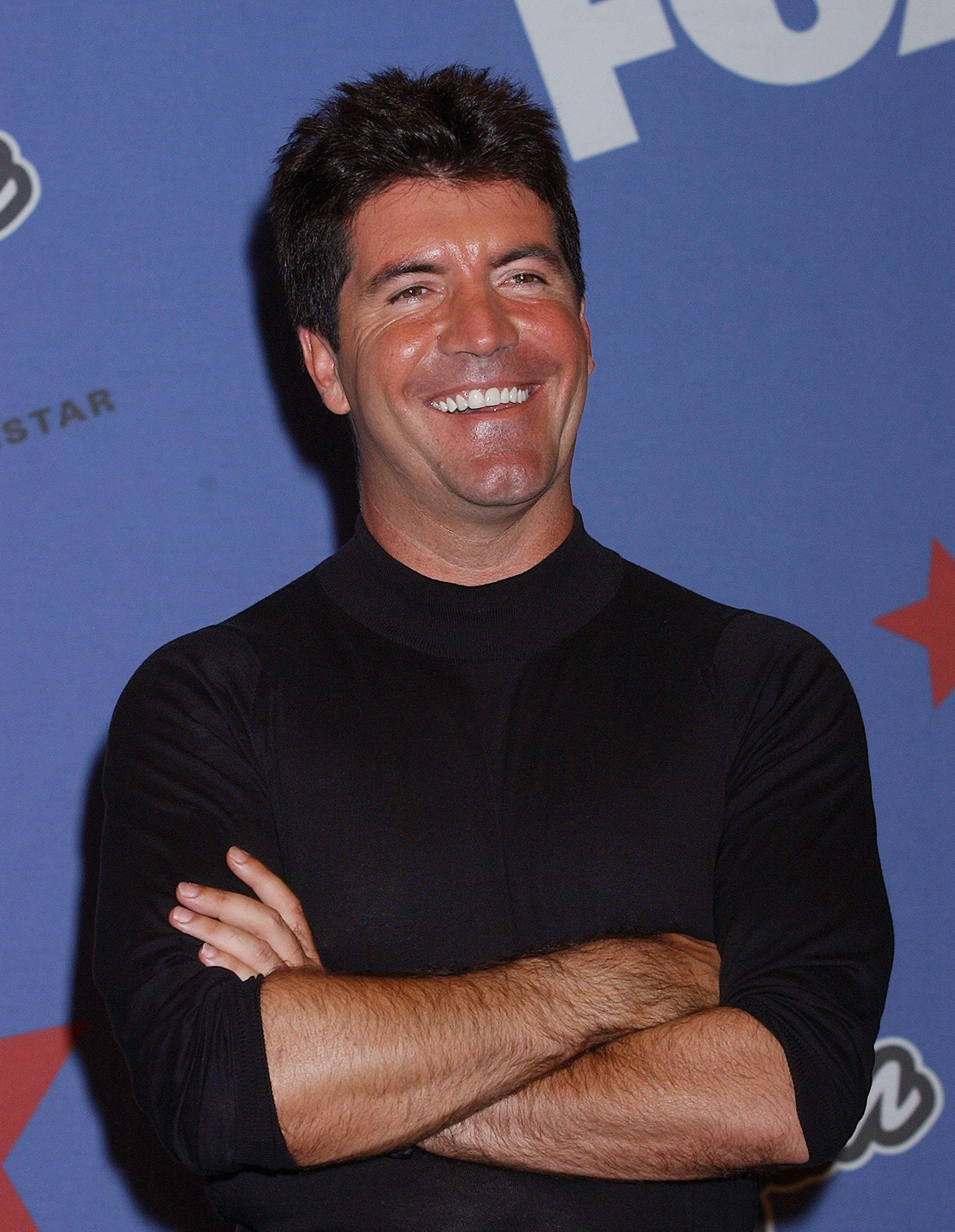 Simon Cowell durante la final de la primera temporada de "American Idol" el 3 de septiembre de 2002 | Fuente: Getty Images