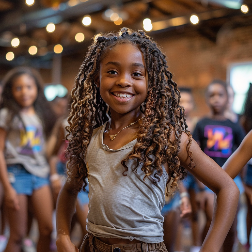 Niños bailando en un estudio | Fuente: Pexels