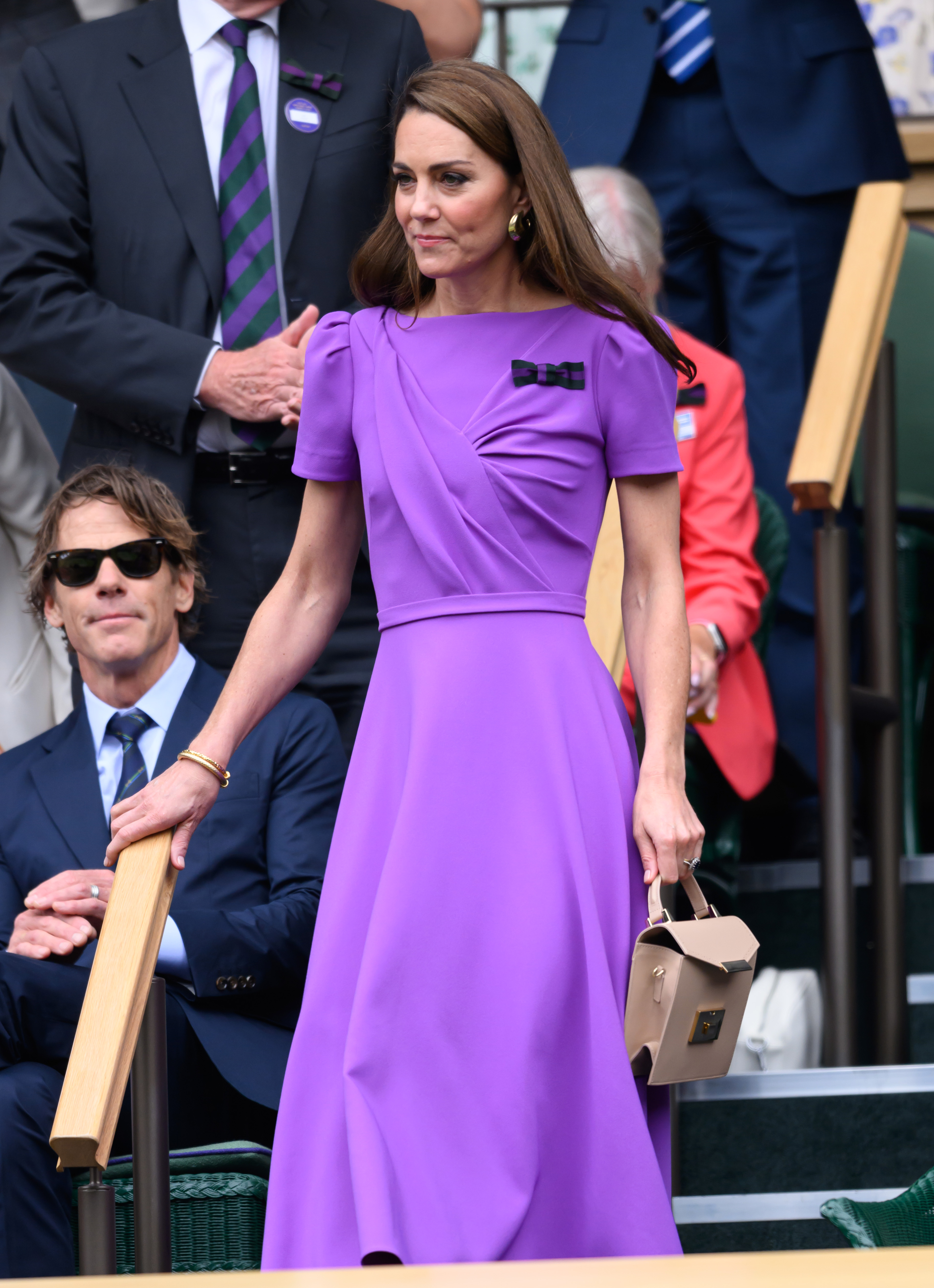 Kate Middleton asiste al Campeonato de Tenis de Wimbledon el 14 de julio de 2024, en Londres, Inglaterra | Fuente: Getty Images