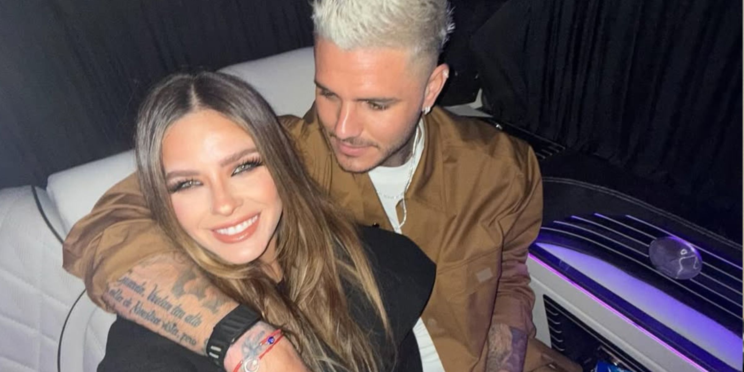 Eugenia "la China" Suárez junto a Mauro Icardi | Fuente: Instagram/sangrejaponesa