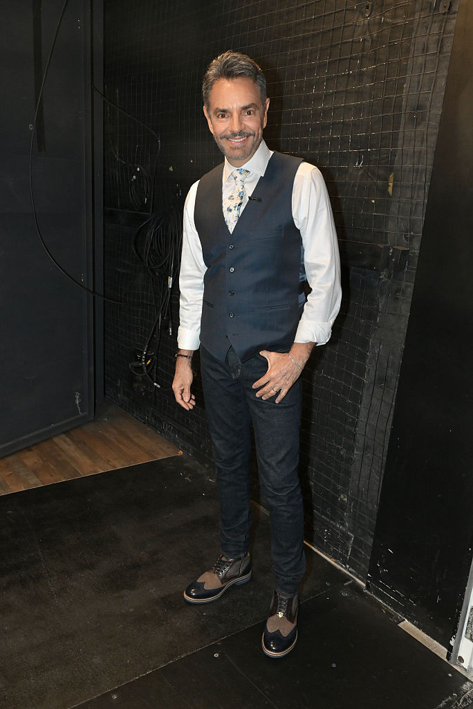 Eugenio Derbez visita el programa matutino "Despierta América" ​​para promocionar la cuarta temporada de la serie "Acapulco" de Apple TV+ el 15 de julio de 2025 en Doral, Florida. | Fuente: Getty Images