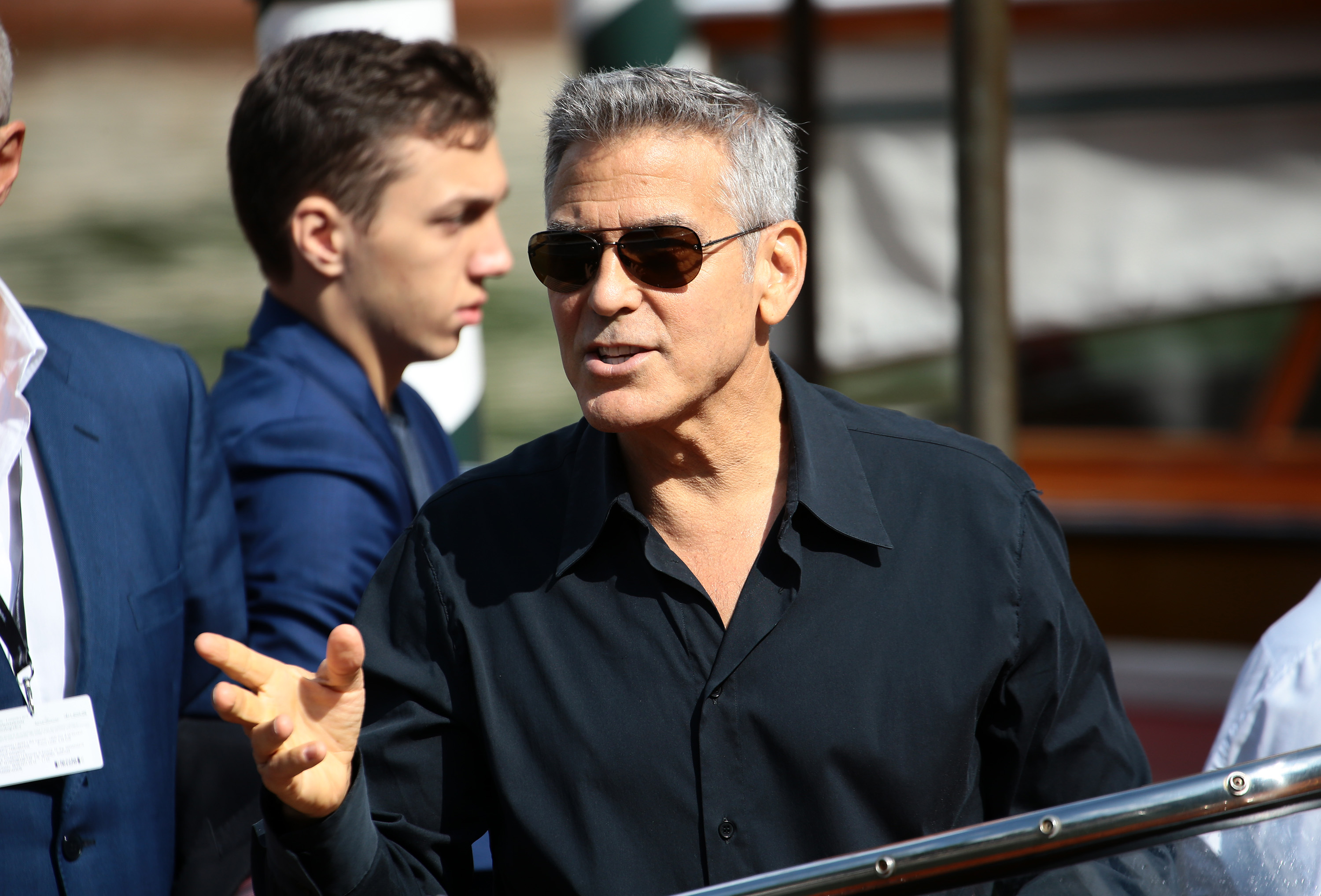 George Clooney en la 74ª edición del Festival de Cine de Venecia en Venecia, Italia, el 2 de septiembre de 2017 | Fuente: Getty Images