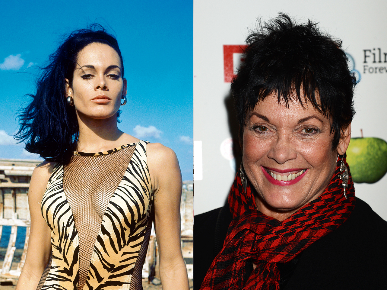 Martine Beswick en 1965 | Martine Beswick en 2012 | Fuente: Getty Images