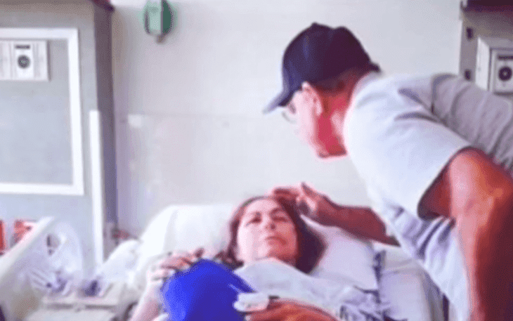Mujer hospitalizada / Imagen tomada de:  YouTube/HLN