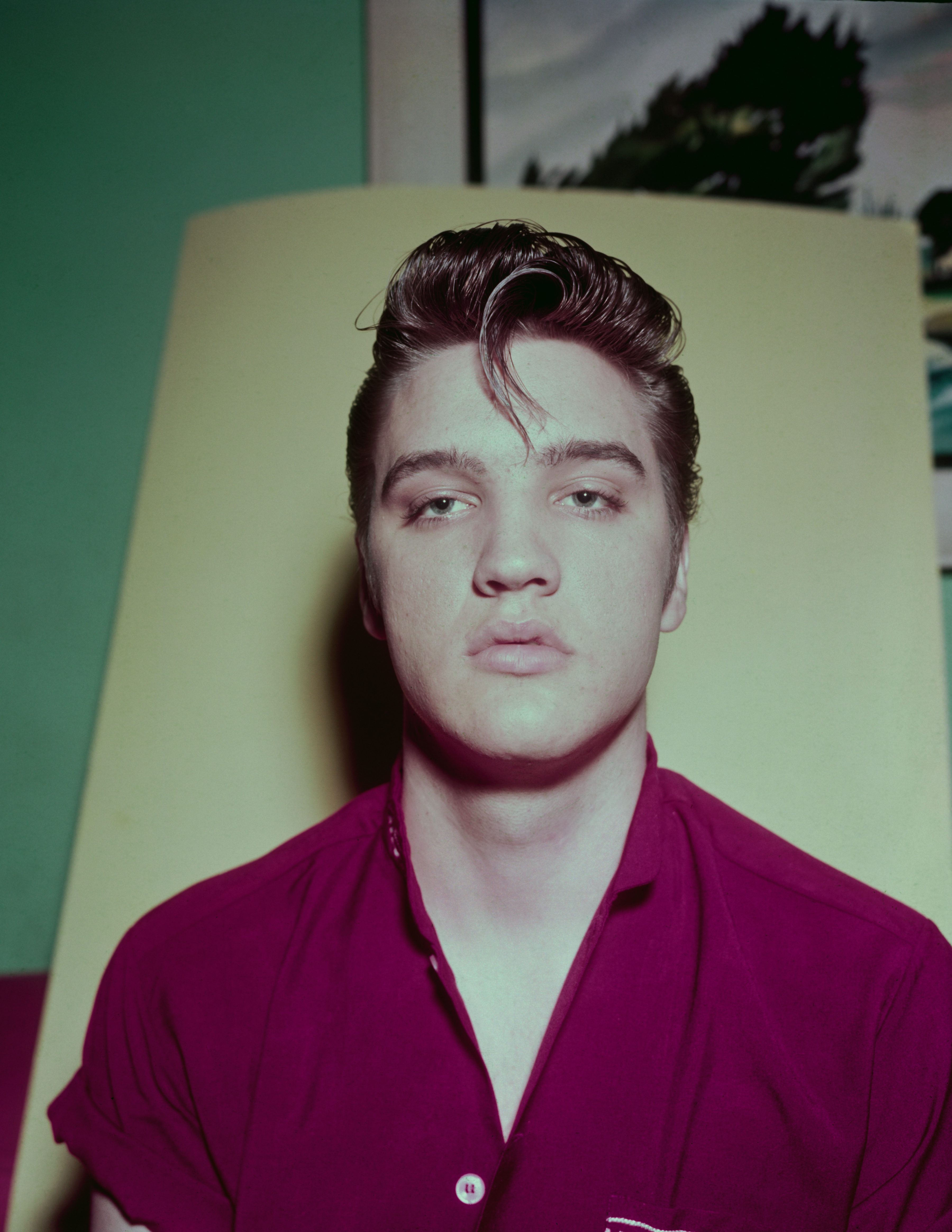El cantante y actor estadounidense Elvis Presley, hacia 1957. | Foto: Getty Images