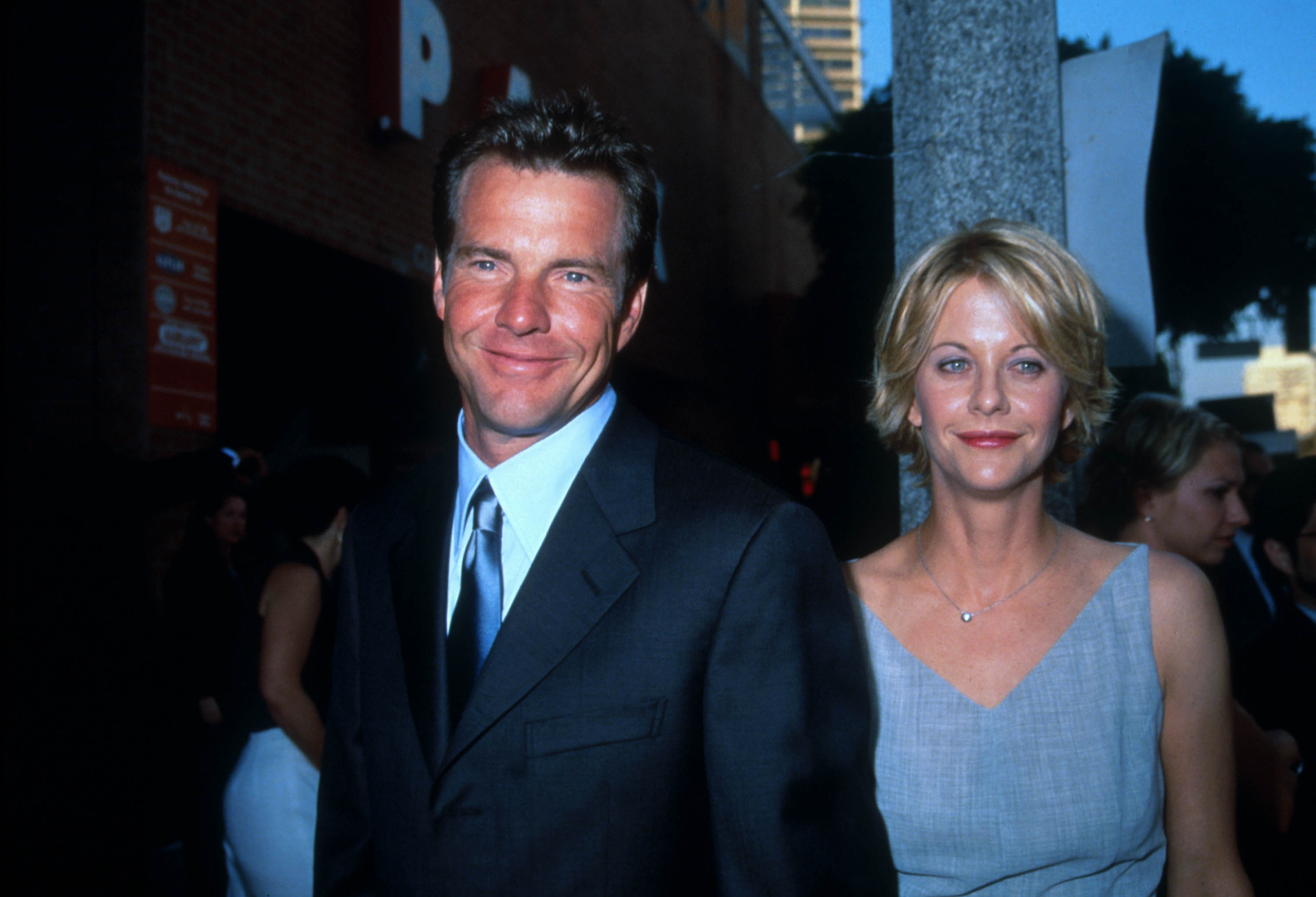 Dennis Quaid y Meg Ryan en el estreno de "The Parent Trap" el 20 de julio de 1998 | Fuente: Getty Images
