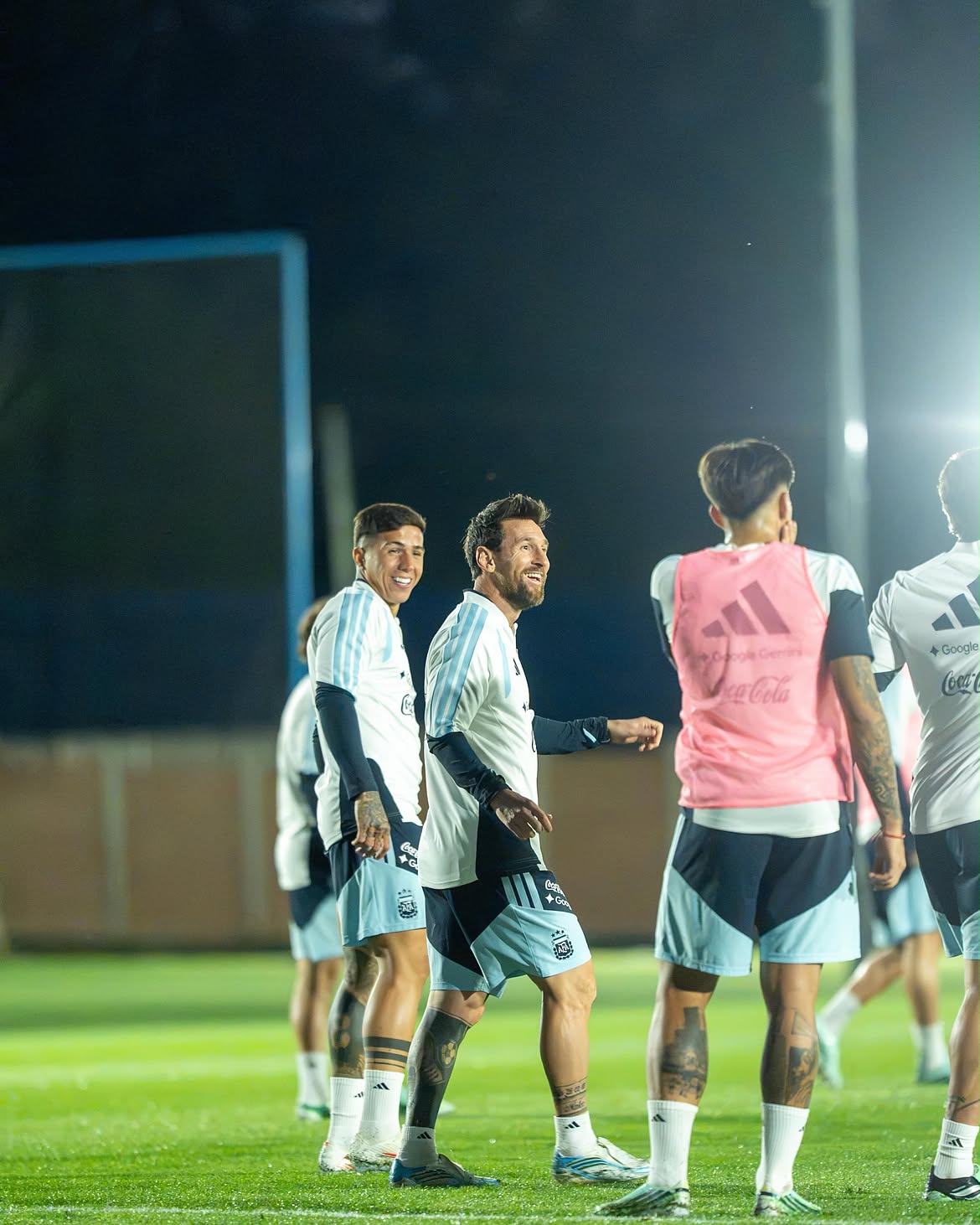 Lionel Messi durante sus prácticas en el predio de la AFA durante la tarde del domingo 4 de octubre | Fuente Instagram/leomessi