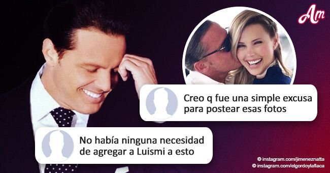 Raras fotos de Luis Miguel besando a su exnovia causan enojo
