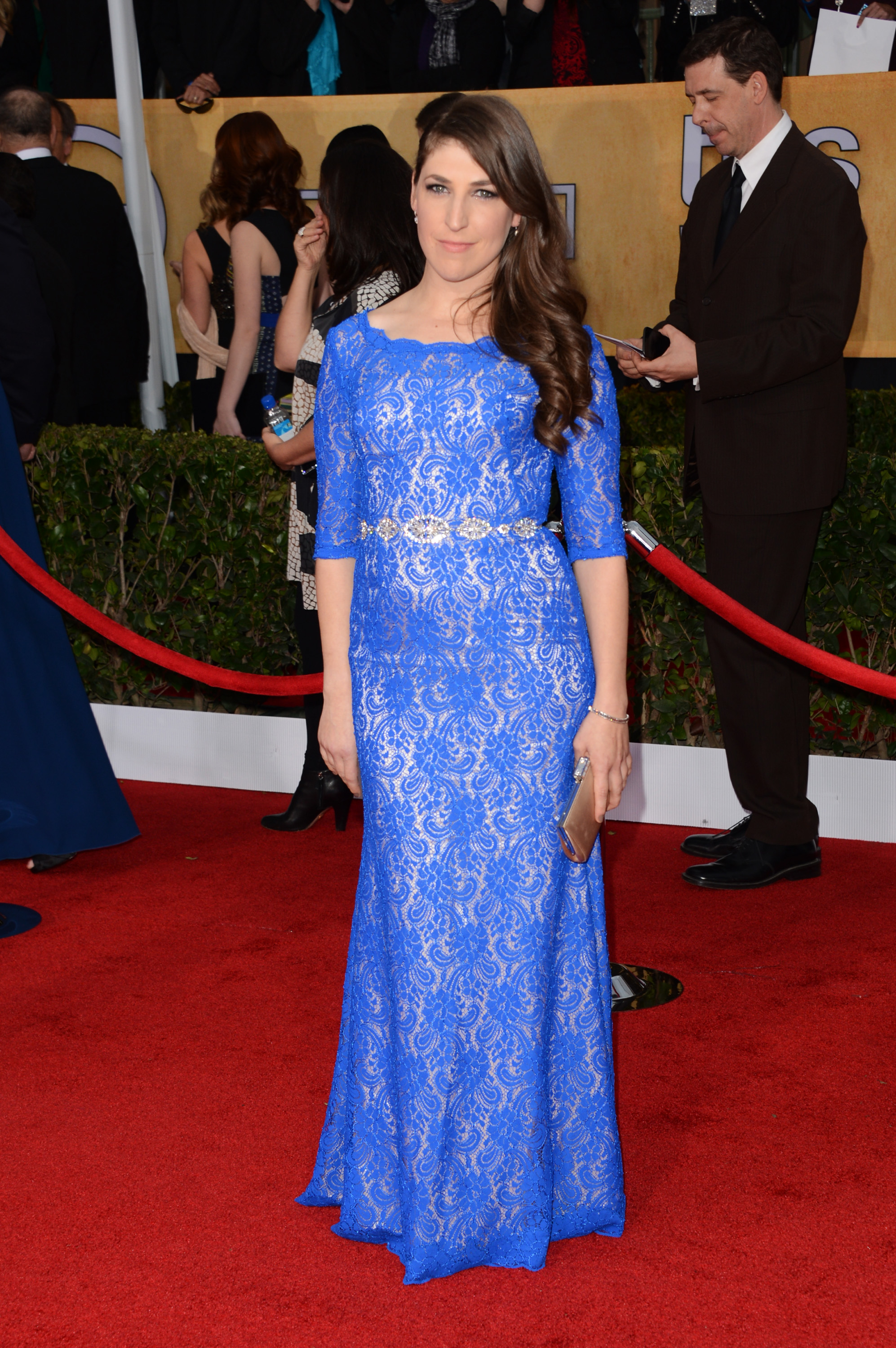 Mayim Bialik asiste a la 19ª edición de los Premios Anuales del Sindicato de Actores en Los Ángeles, California, el 27 de enero de 2013 | Fuente: Getty Images