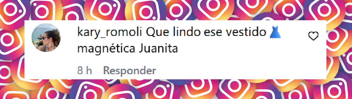 Comentario de una usuaria sobre el reciente look de Juana Viale para "La Mesaza" | Fuente: Instagram/juanavialeoficial