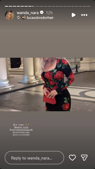 Wanda Nara en la presentación de su película "¿Quieres ser mi hijo?" | Fuente: Instagram Stories/wanda_nara