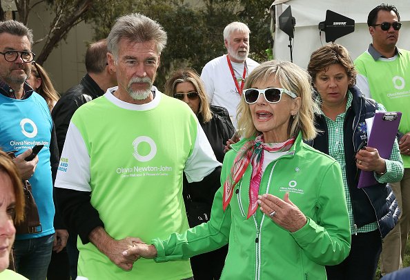 Olivia Newton-John and John Easterling at the annual Wellness Walk and Research Run on September 16, 2018. | Photo; Getty Images