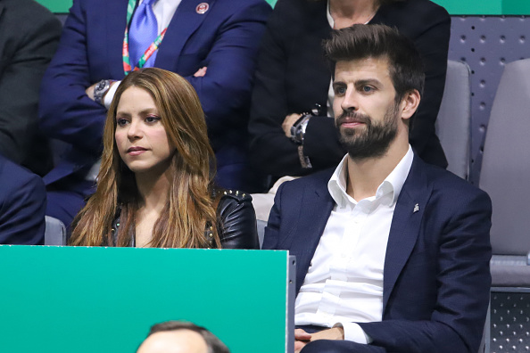 Shakira y Gerard Piqué asisten a la final de la Copa Davis en la Caja Mágica, el 24 de noviembre de 2019 en Madrid, España | Fuente: Getty Images