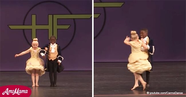 Bailarines de 7 años realizan increíbles bailes de 'La Bella y la Bestia' y se ganan los corazones de la audiencia