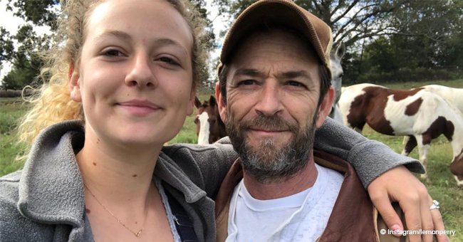 La hija de Luke Perry canceló su viaje al extranjero para estar con su padre antes de su muerte