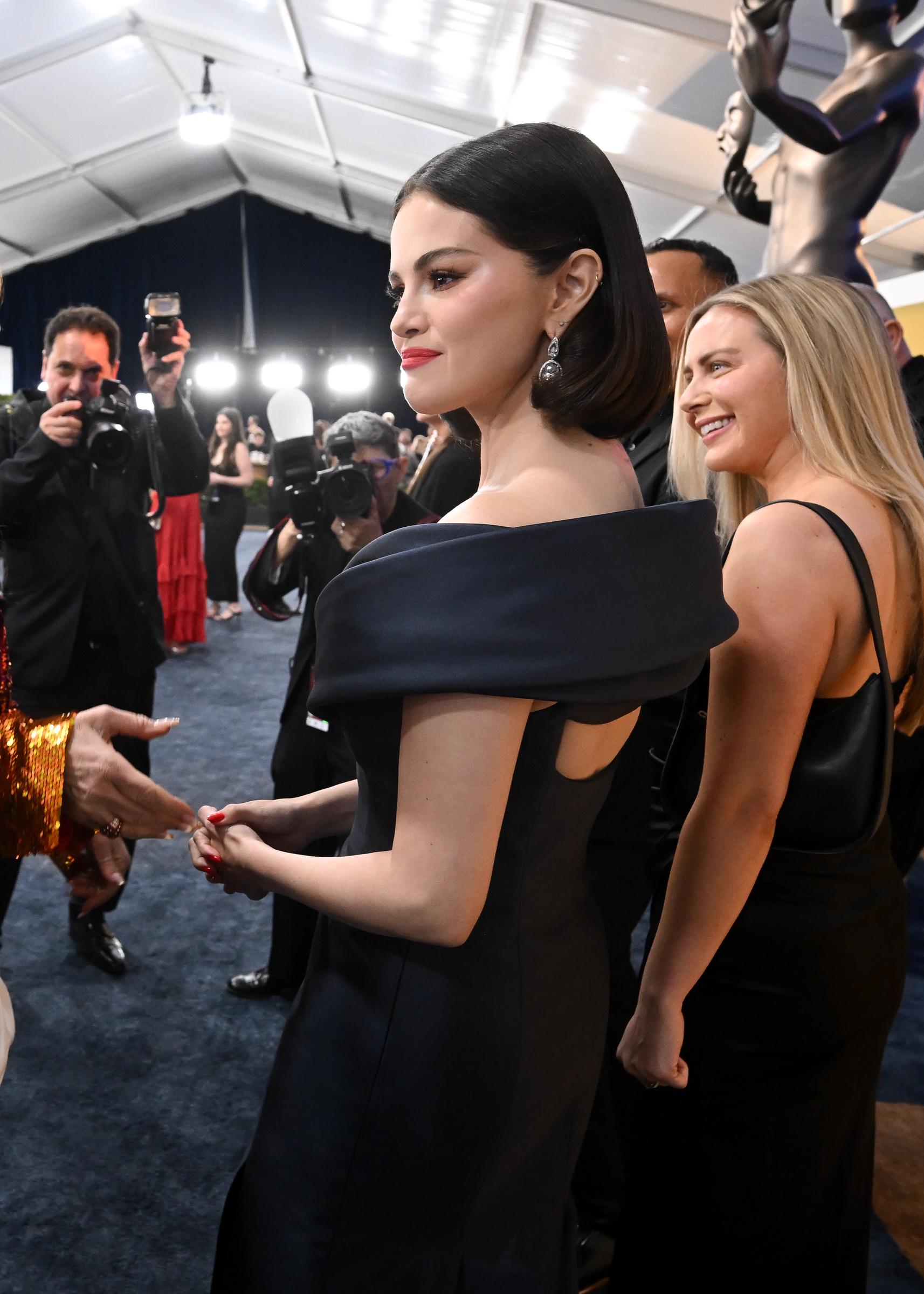 Selena Gomez en los 2025 Screen Actors Guild Awards en el Shrine Auditorium and Expo Hall el 23 de febrero en Los Angeles, California. | Fuente: Getty Images