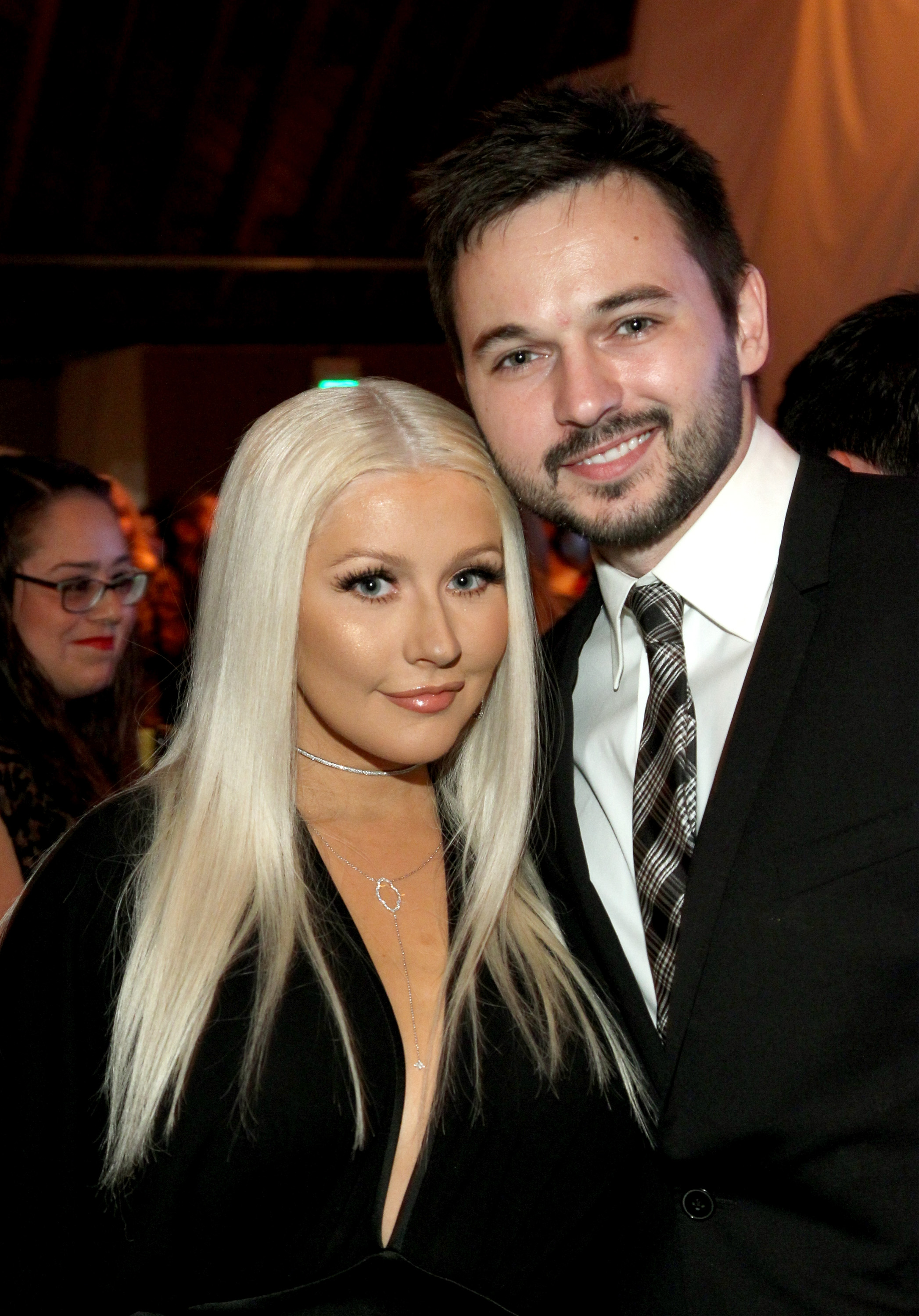 Christina Aguilera y Matthew Rutler en la Quinta Gala Anual Baby2Baby en Culver City, California, el 12 de noviembre de 2016. | Fuente: Getty Images