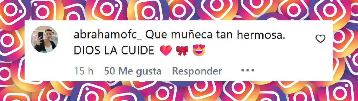 Comentario de una persona sobre la bebé de Lele Pons y Guaynaa | Fuente: Instagram/lelepons