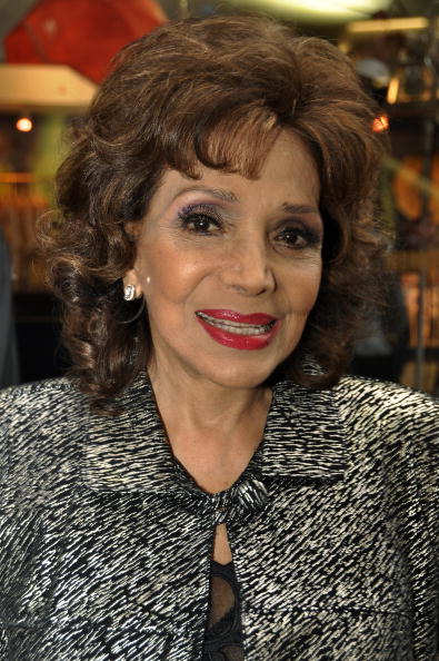 La actriz mexicana María Victoria durante la inauguración de la tienda Memorabilia en el Auditorio Nacional el 14 de abril de 2010 en Ciudad de México, México | Fuente: Getty Images