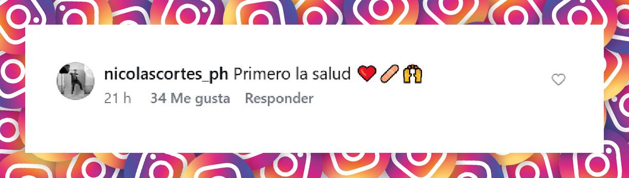 Comentario de un usuario | Fuente: Instagram/granhermanoar