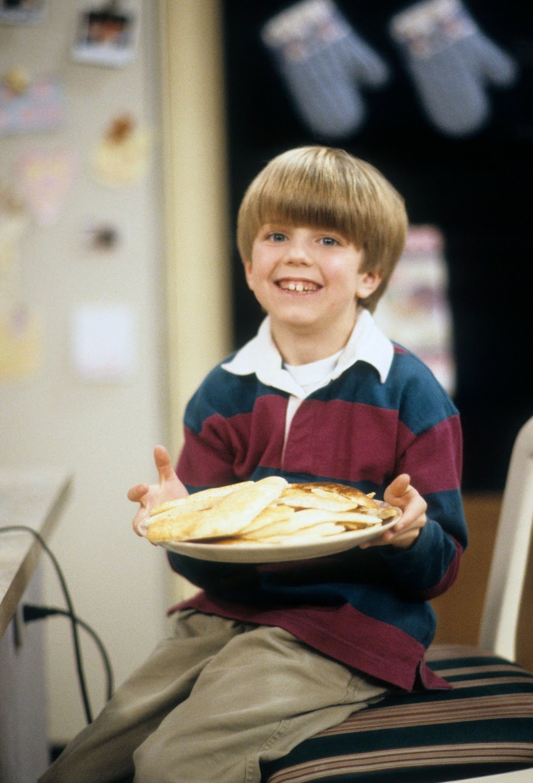 El niño actor en el plató de "Home Improvement" en 1992. | Fuente: Getty Images