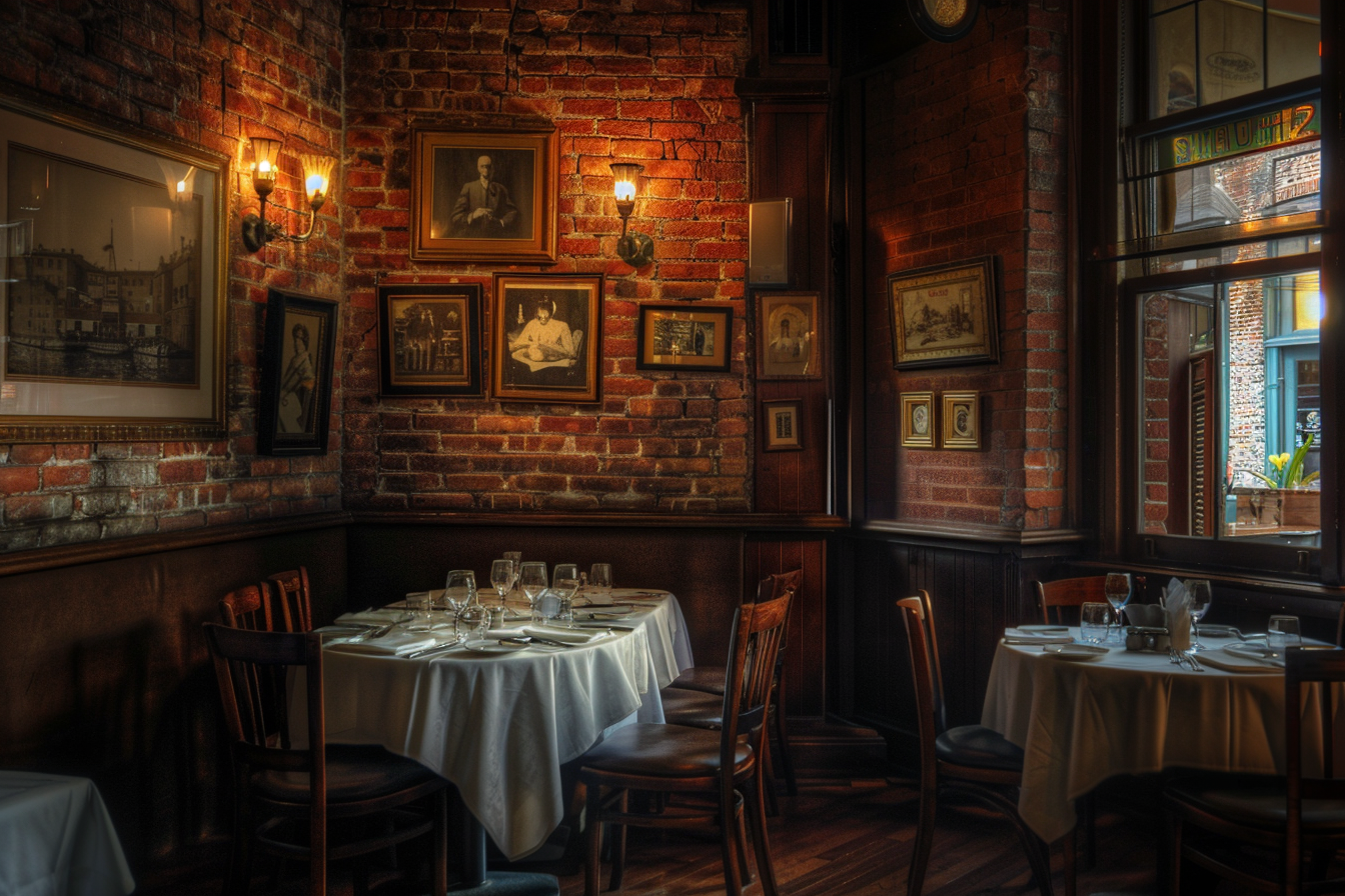 Un restaurante | Fuente: Midjourney