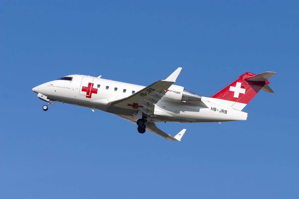 Avión sanitario. | Foto: Shutterstock