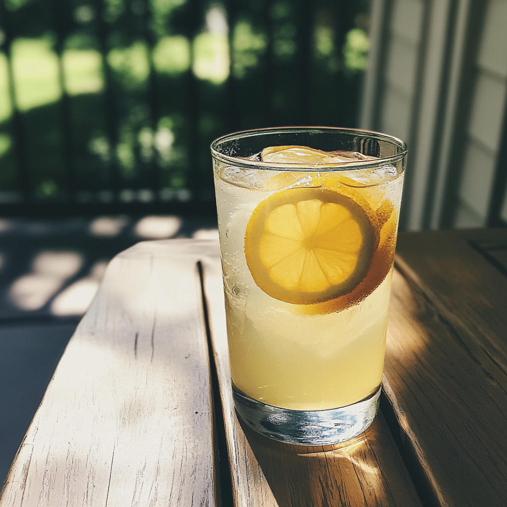 Un vaso de limonada | Fuente: Midjourney
