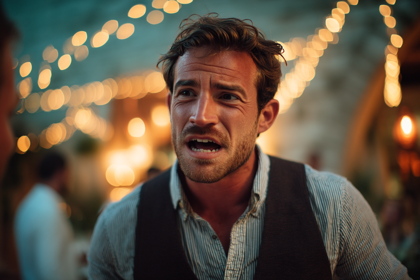 Un hombre en su boda | Fuente: Midjourney