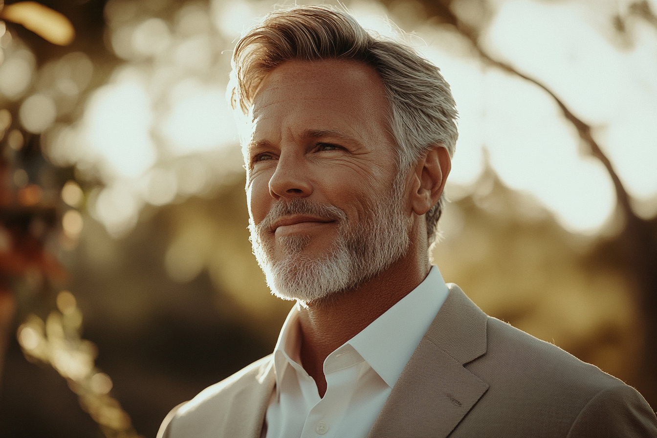 Un hombre ante el altar | Fuente: Midjourney