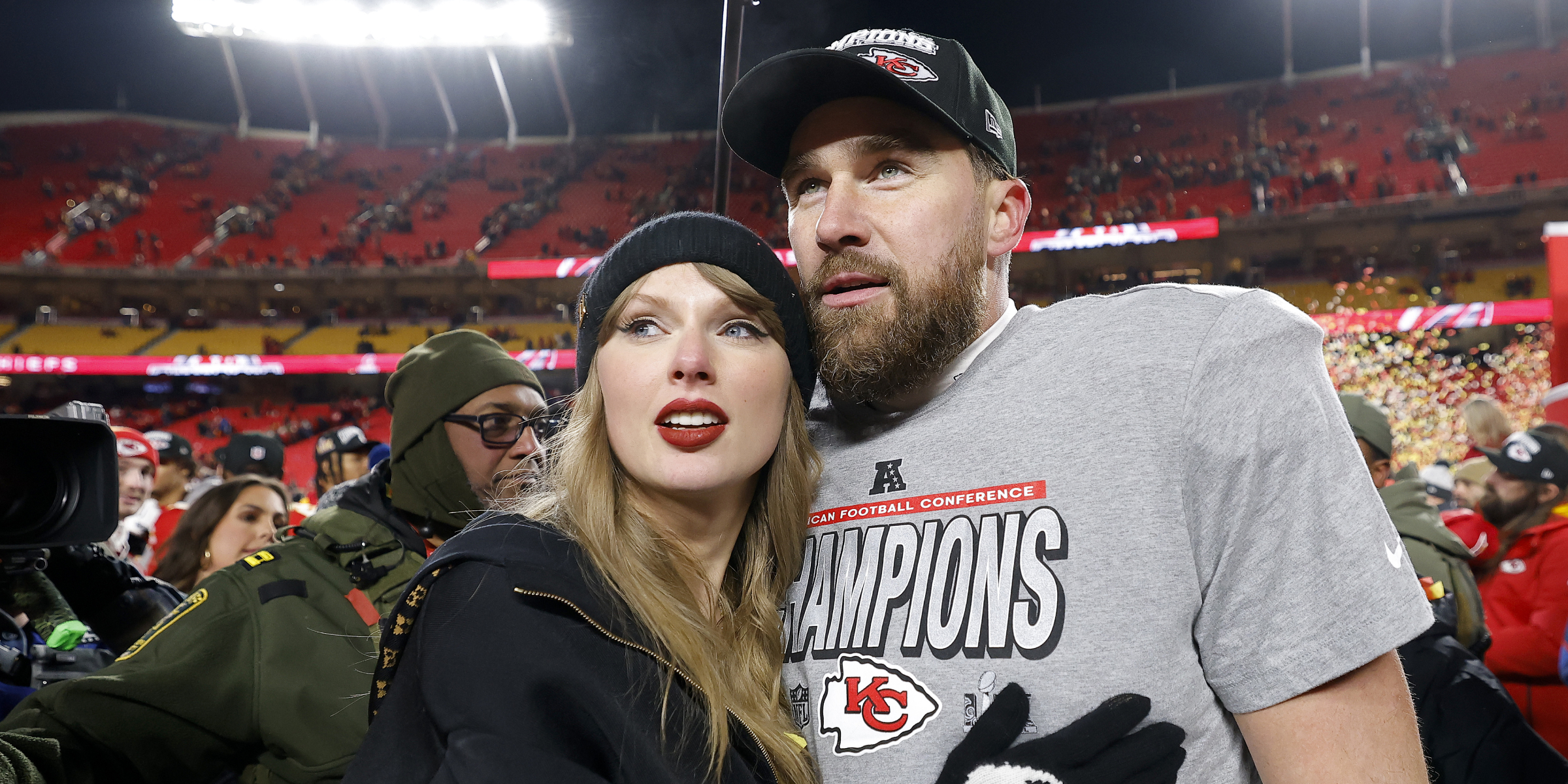 Taylor Swift y Travis Kelce | Fuente: Getty Images