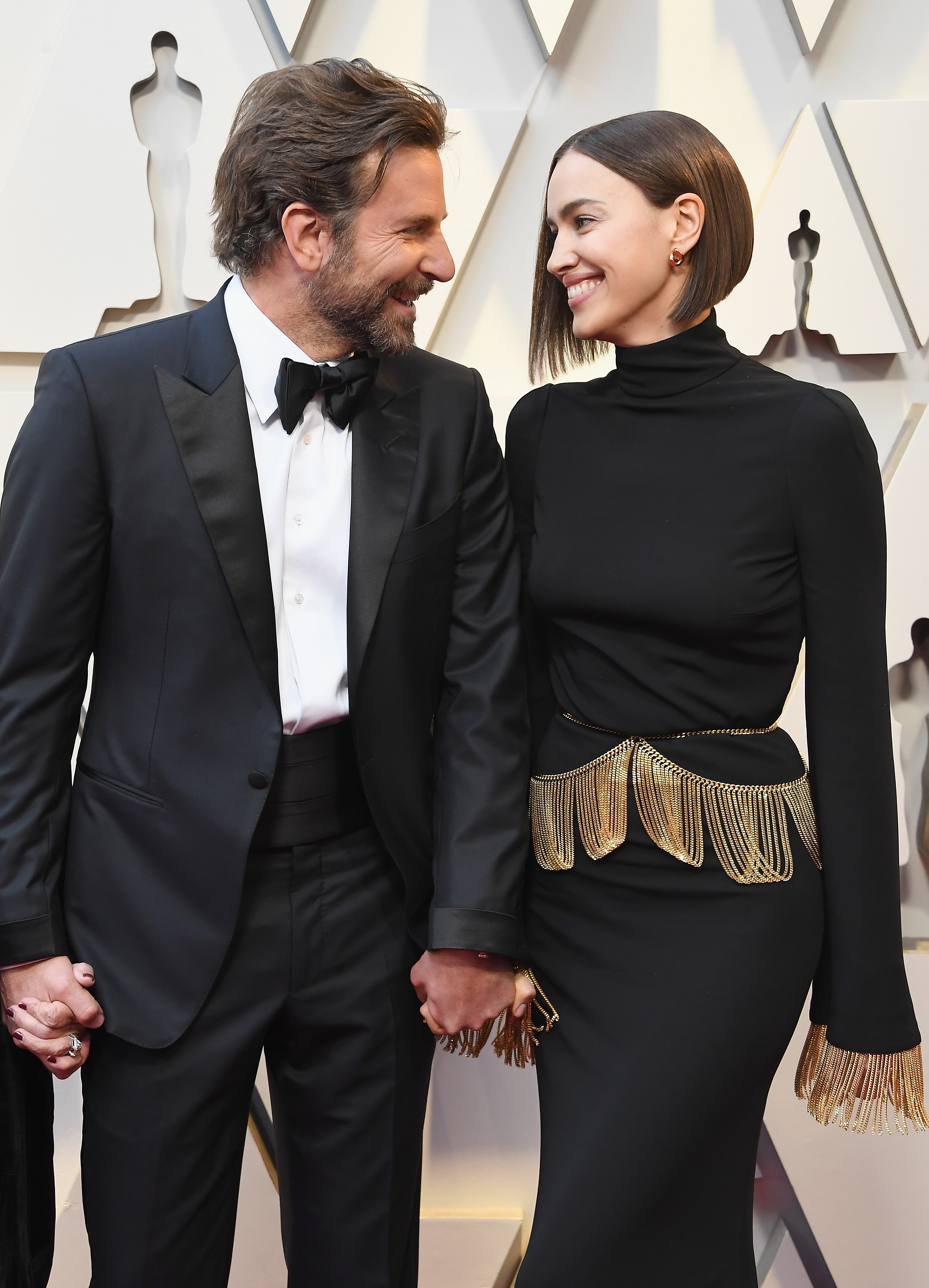 Bradley Cooper e Irina Shayk en la 91ª edición de los Premios de la Academia en Hollywood, California, el 24 de febrero de 2019 | Foto: Getty Images
