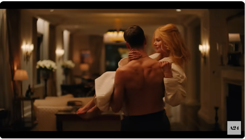 Nicole Kidman y Harris Dickinson protagonizan "Babygirl" de un post fechado el 1 de octubre de 2024 | Fuente: Youtube/@A24