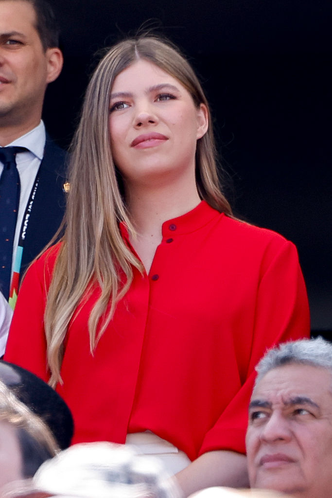 La infanta Sofía de España asiste a la final de la Copa Mundial de la FIFA 2026 entre España y Argentina en el New York New Jersey Stadium, el 19 de julio de 2026 en East Rutherford, Nueva Jersey. | Fuente: Getty Images