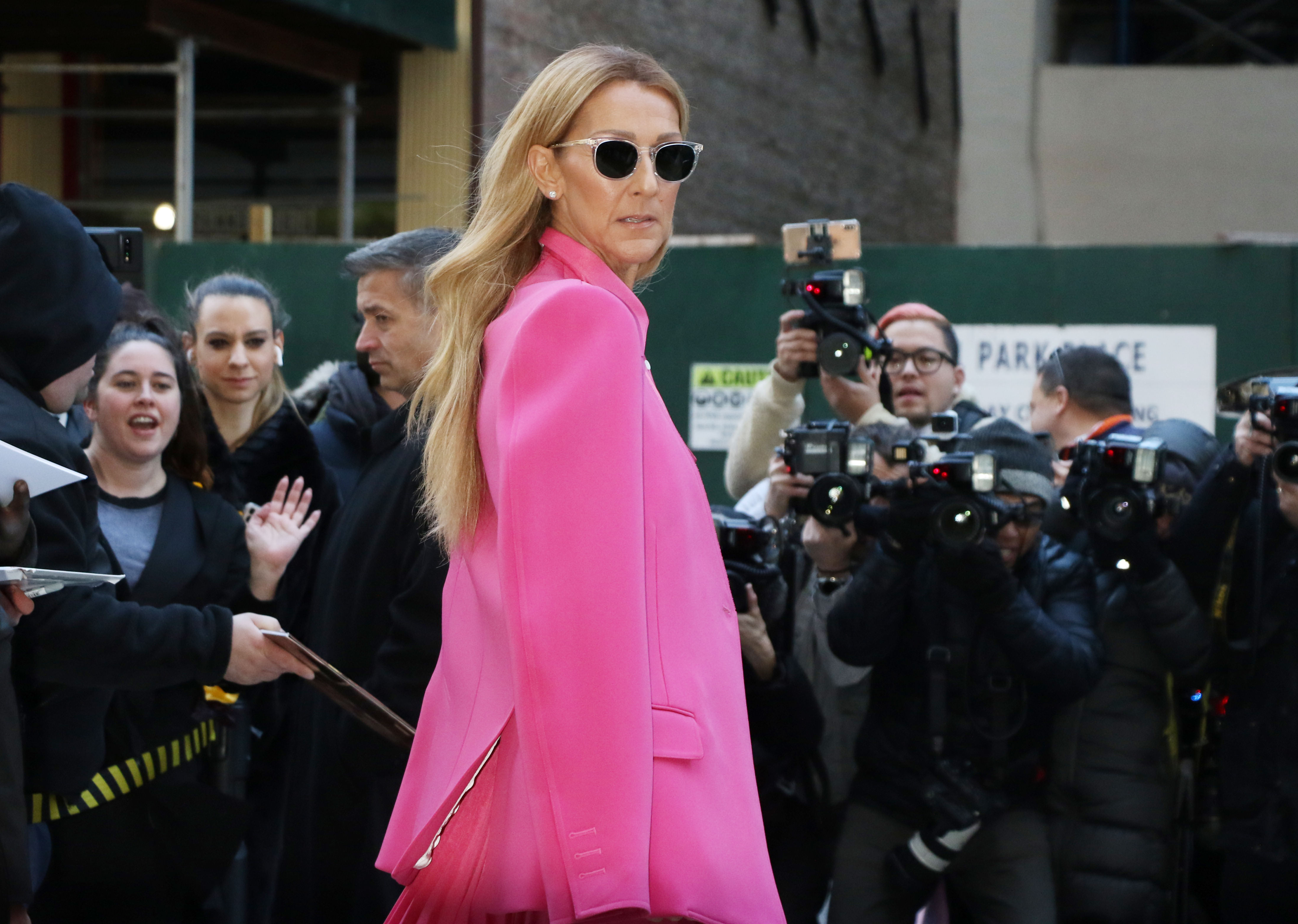 Céline Dion vista el 7 de marzo de 2020, en Nueva York. | Fuente: Getty Images