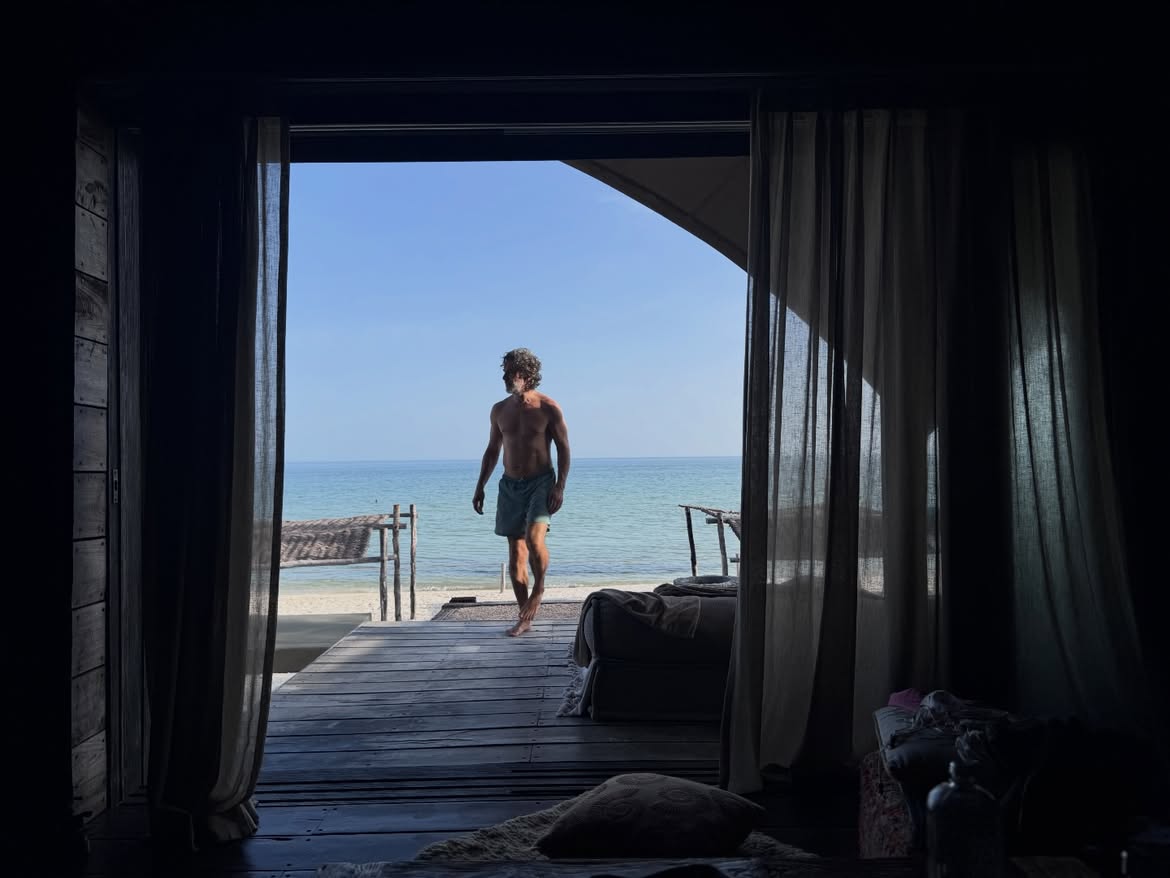 Leonardo Sbaraglia en sus vacaciones en Holbox, México | Fuente: Instagram/leosbaraglia
