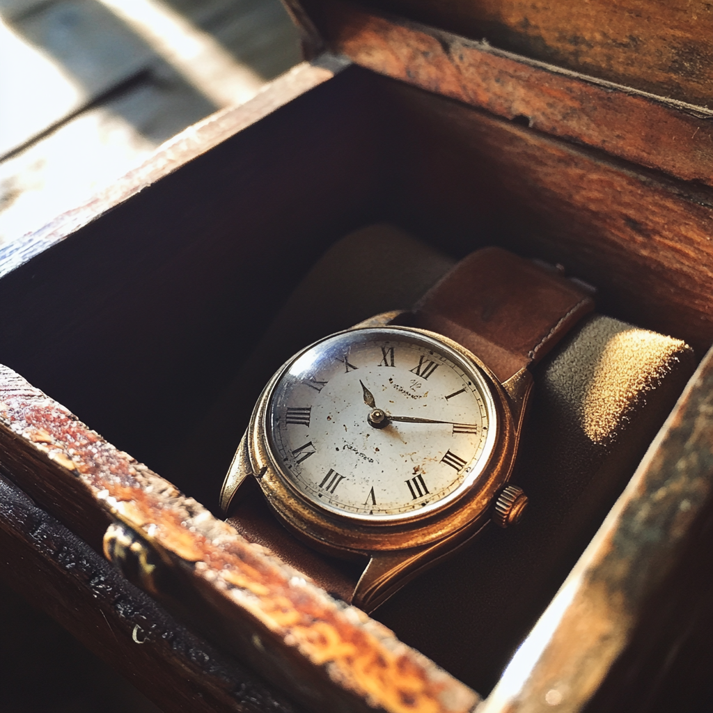 Un reloj vintage | Fuente: Midjourney