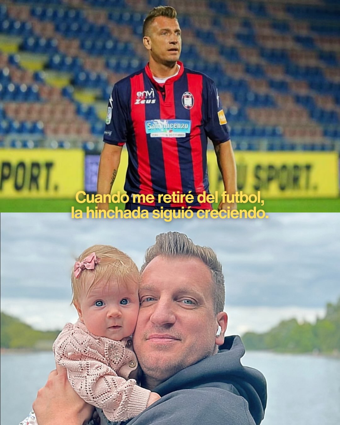 Maxi López mostró fotografías de su juventud junto a sus hijos | Fuente: Instagram/officialmaxilopez
