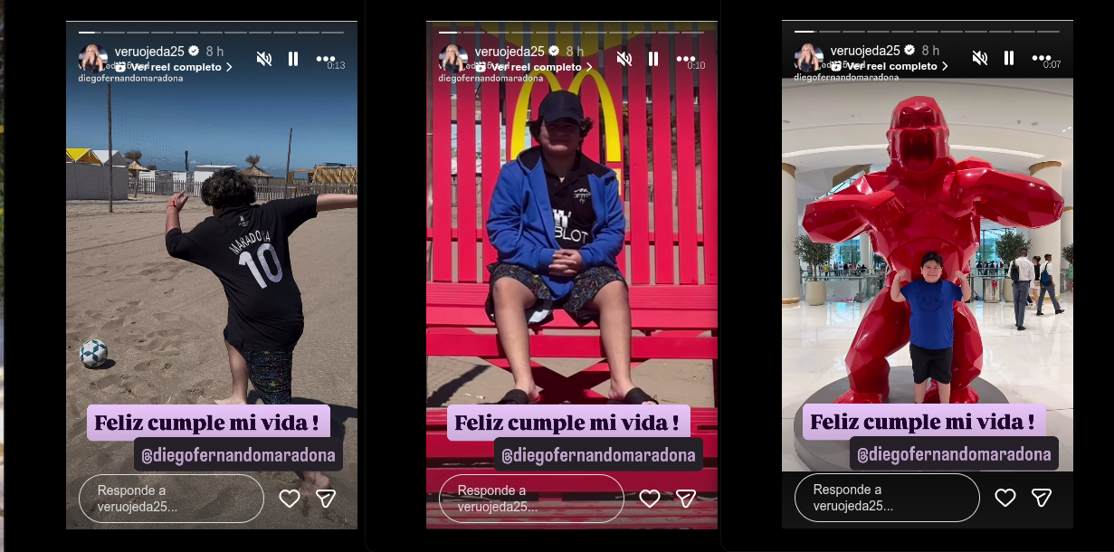 De las historias de Instagram de Verónica Ojeda. | Foto: instagram.com/veruojeda25