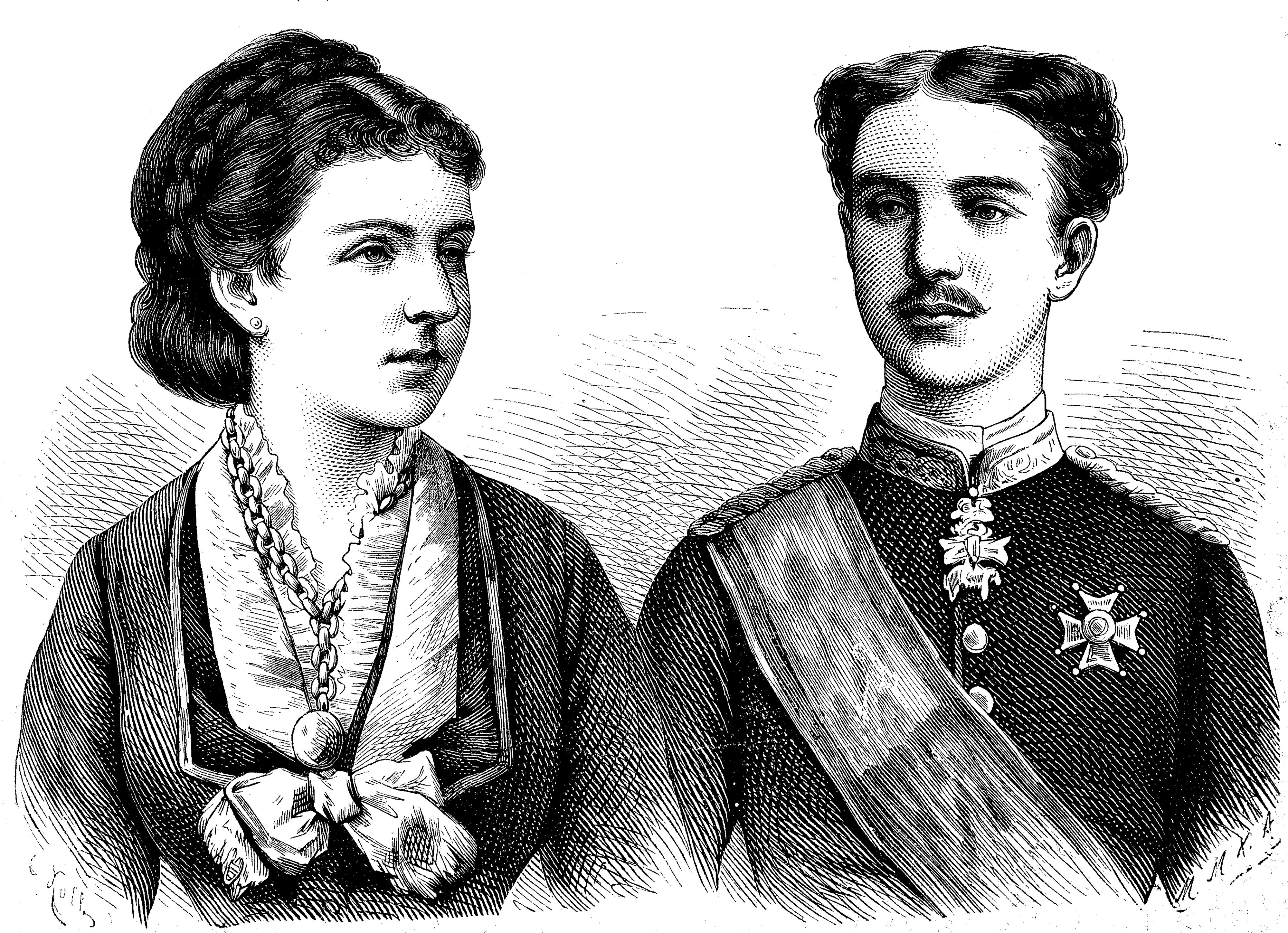Alfonso XII y María de las Mercedes de Orleans. | Foto: Getty Images