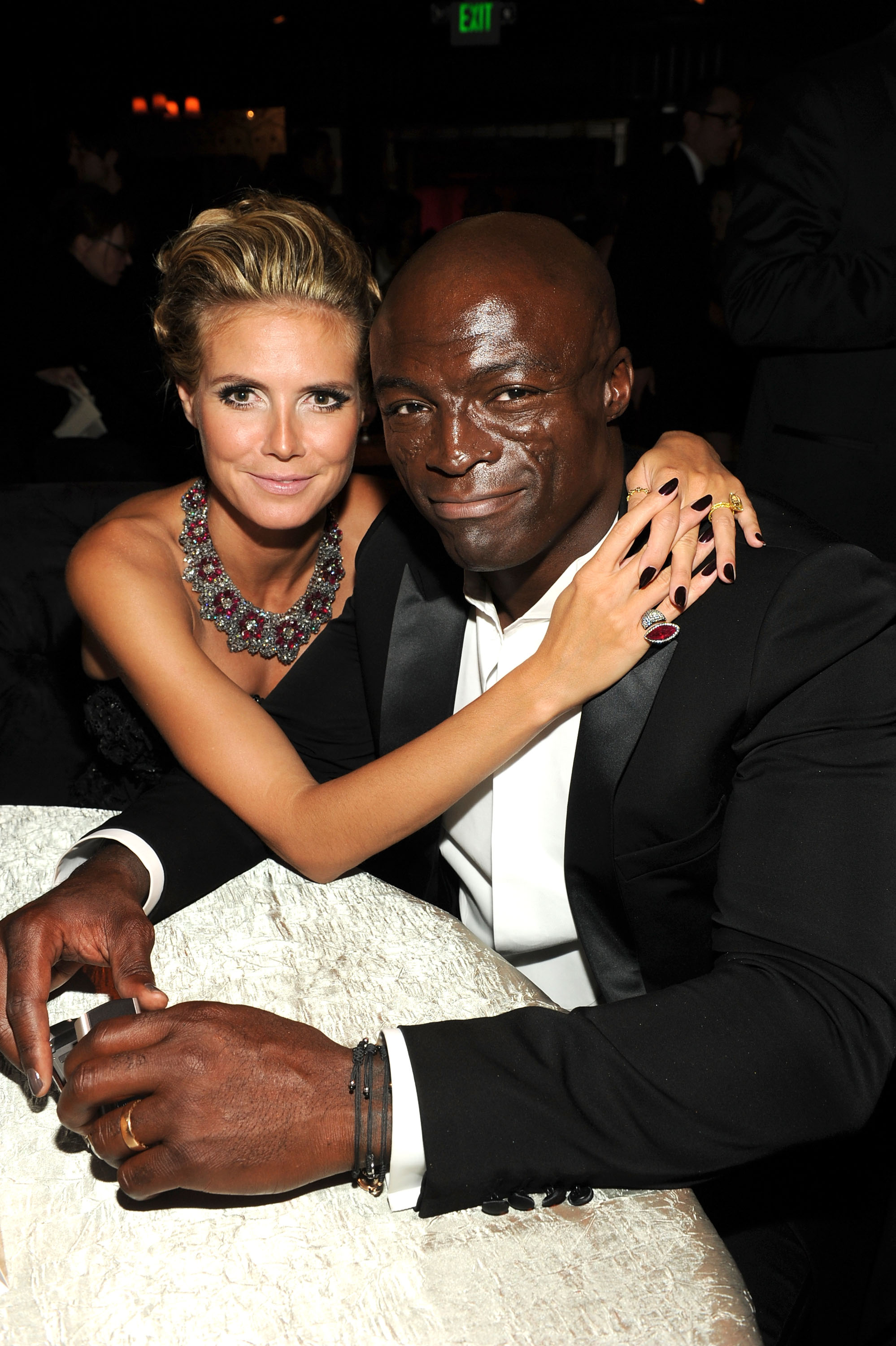 Heidi Klum y Seal en la fiesta de nominados a los Emmy 2010 de Fox Broadcasting Company Twentieth Century Fox Television y FX, el 29 de agosto de 2010, en Los Ángeles, California | Fuente: Getty Images