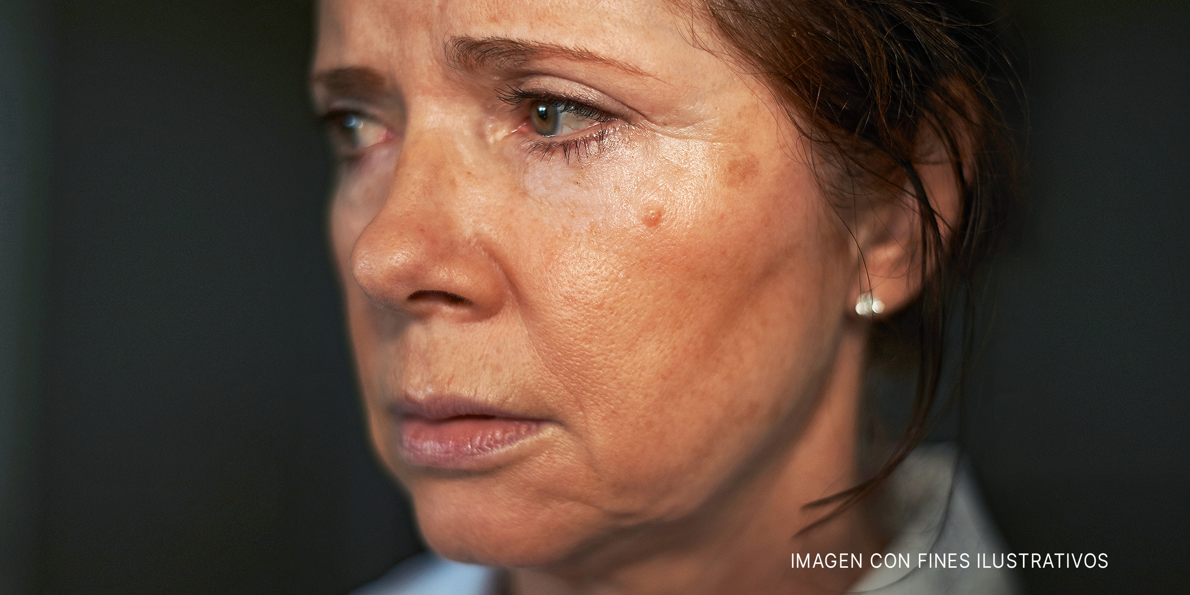 Rostro lloroso de una mujer | Foto: Getty Images