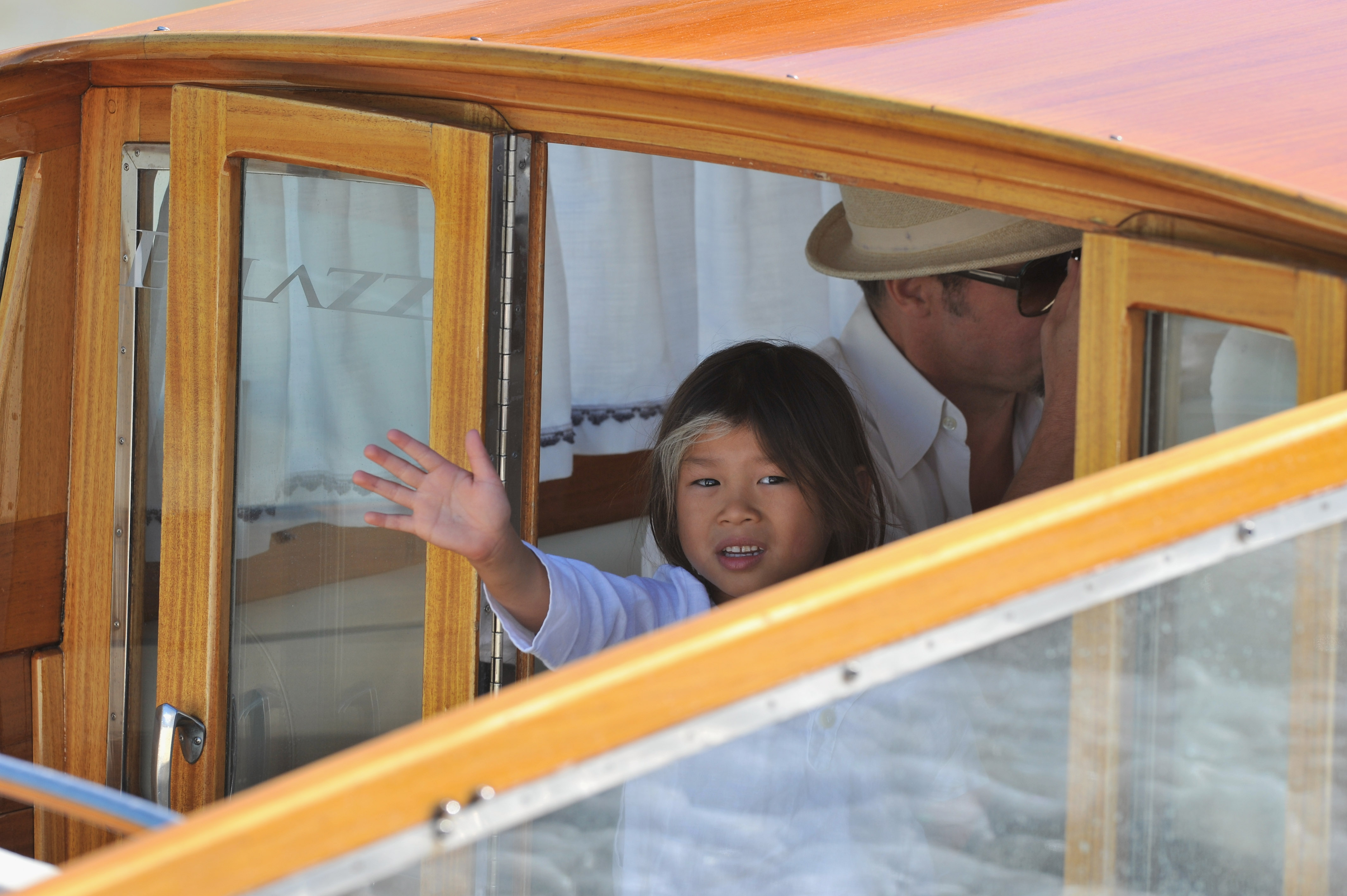Pax Jolie-Pitt vista el 26 de agosto de 2008, en Venecia, Italia. | Fuente: Getty Images