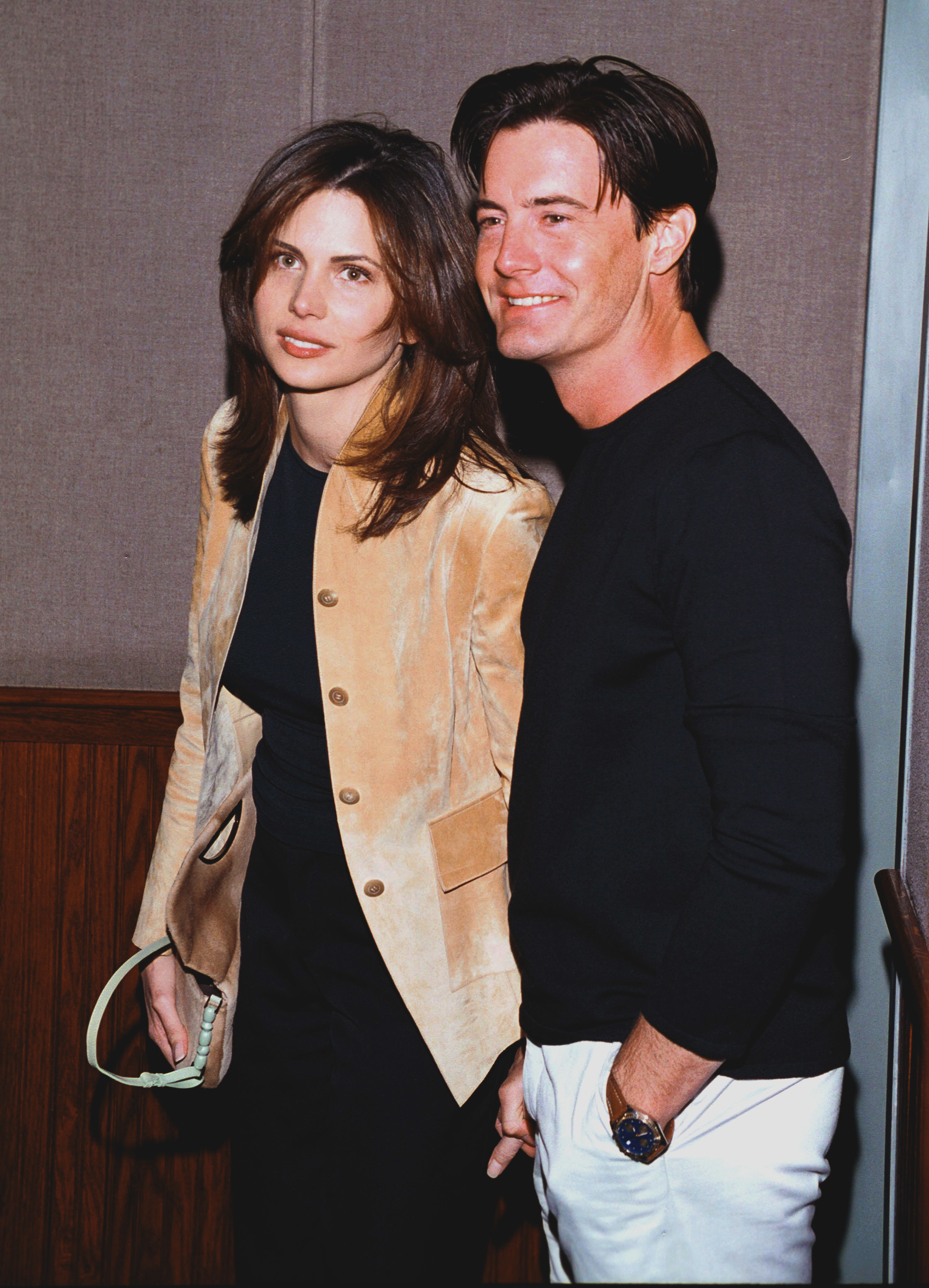 Desiree Gruber y Kyle MacLachlan en el estreno de "Hamlet" en 2000. | Fuente: Getty Images