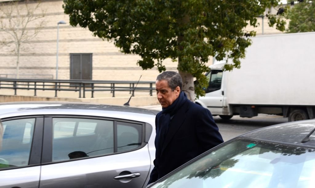 Eduardo Zaplana en el Juzgado de Valencia, el 18 de febrero de 2019 en Valencia, España. | Foto: Getty Images