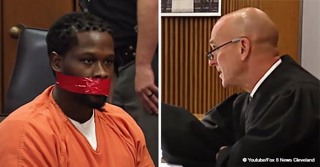 Juez ordena sellar la boca de acusado con cinta plástica en video viral de tribunal