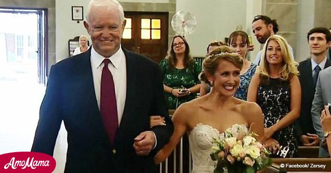 Papá de la novia fue asesinado antes de la boda. Pero ella siente su pulso caminando hacia el altar