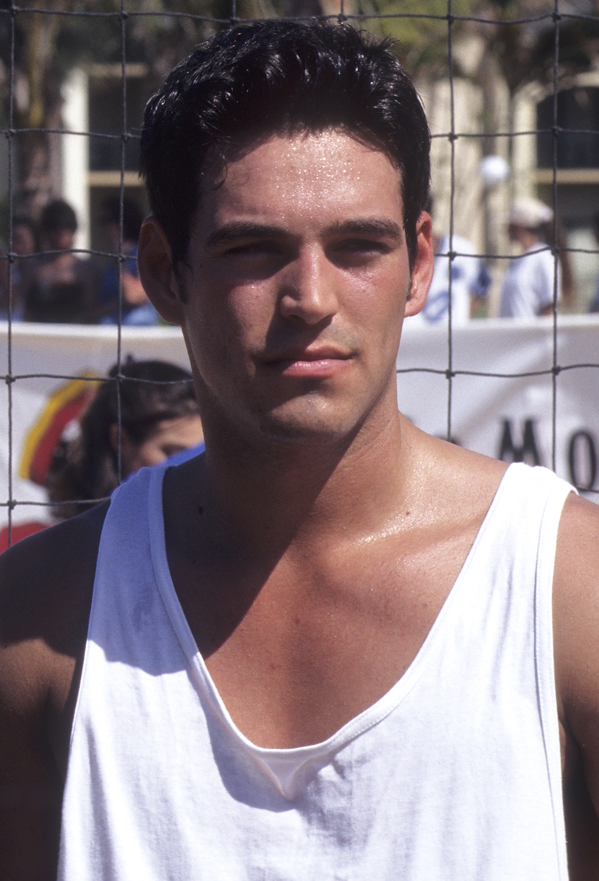 El actor en el Westin Rio Mar Beach Resort Celebrity Sports Invitational Beach Volleyball Competition el 23 de mayo de 1997, en Río Grande, Puerto Rico | Fuente: Getty Images