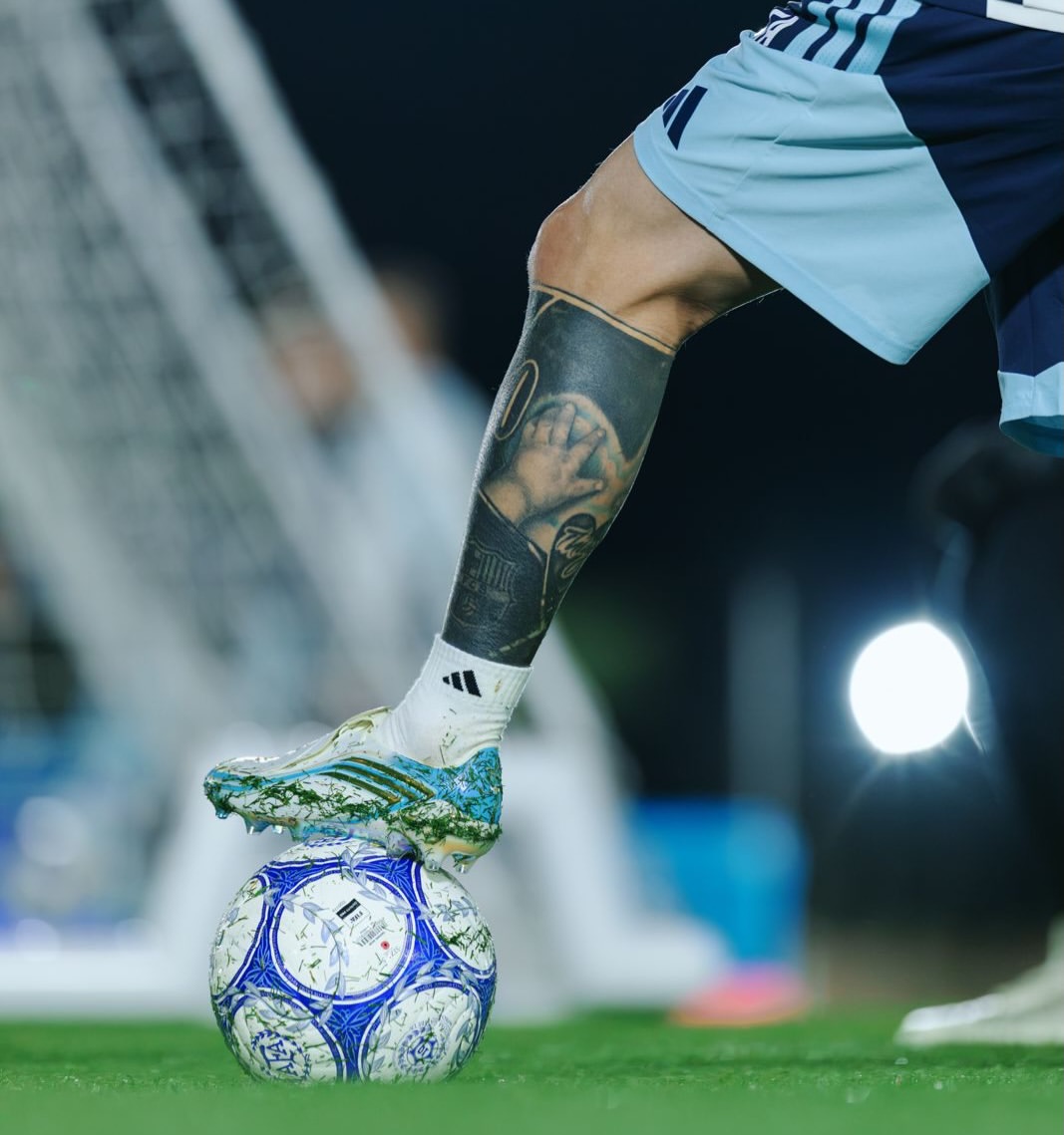 Lionel Messi en el predio de la AFA durante la tarde del domingo 4 de octubre | Fuente: Instagram/afaseleccion