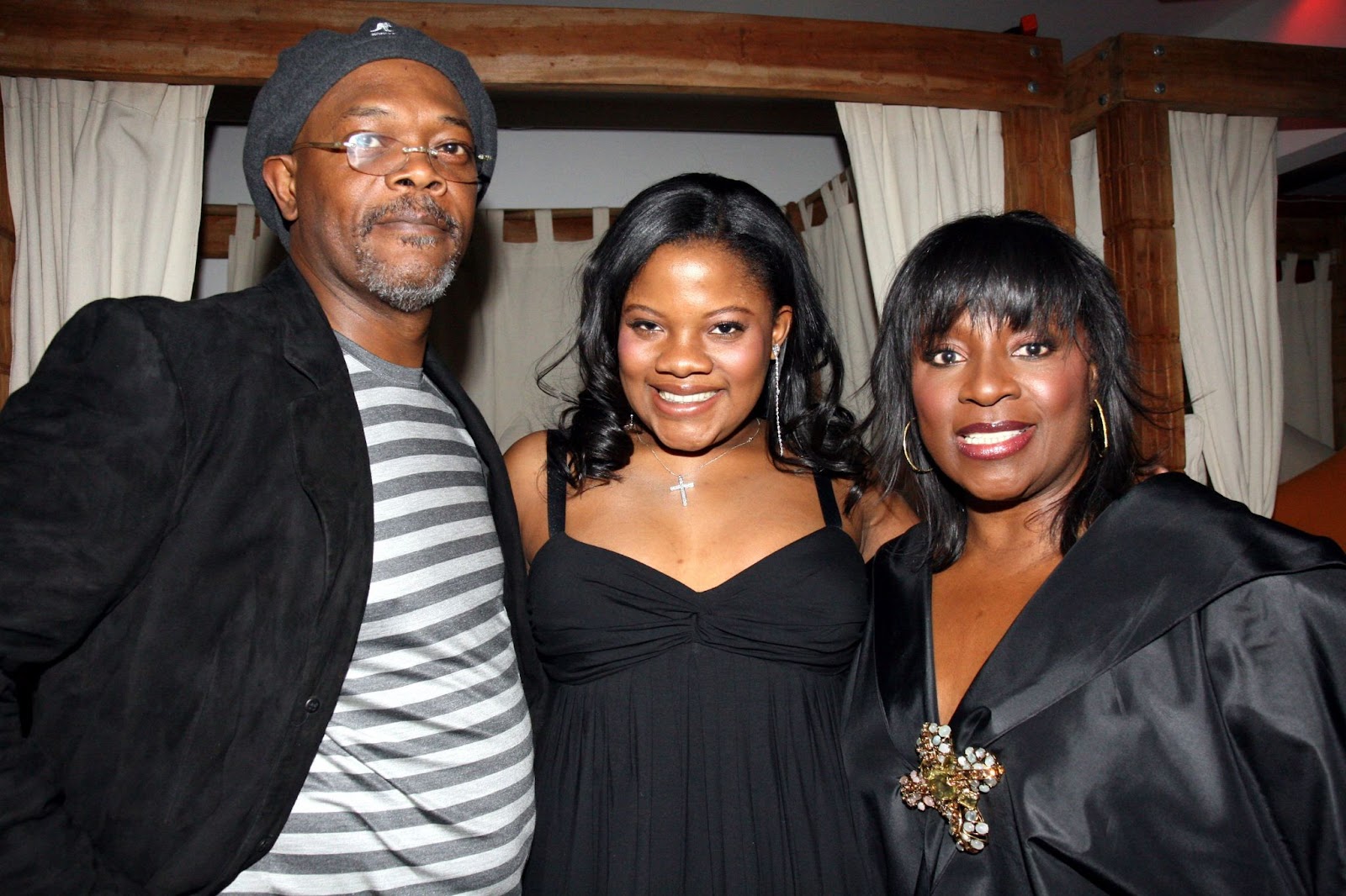 Samuel L. y Zoe Jackson con LaTanya Richardson hacia 2007 | Fuente: Getty Images